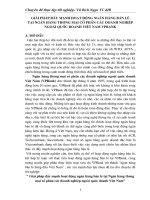 543Vốn lưu động và biện pháp nâng cao hiệu quả sử dụng vốn lưu động tại Công ty cổ phần xây dựng giao thông & cơ sở hạ tầng Ninh Bình