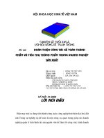 186 Hoàn thiện công tác Kế toán thành phảm và tiêu thụ thành phẩm trong các doanh nghiệp sản Xuất