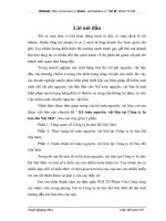 Kế toán nguyên, vật liệu tại công ty In báo Hà Nội mới