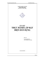 Tài liệu thực hành lắp đặt điện dân dụng