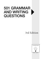 501 Grammar and Writing Questions