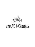 P4 thực nghiệm tìm hiểu thành phần hóa học cây Bạch đầu ông