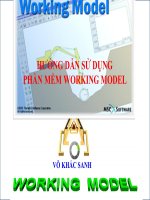 Huong dan su dung phan mem Working Modelx