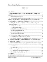 Phương hướng và biện pháp cho hoạt động kinh doanh của công ty Cổ phần Trường Tiến