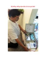 Hệ thống chống trộm hữu ích cho gia đình