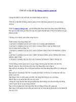 Thiết kế và lắp đặt he thong camera quan sat