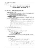 Thiết kế lưới khống chế tọa độ