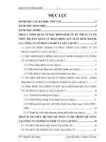 82 TÌNH HÌNH TỔ CHỨC hạch toán KẾ TÓAN tại Công ty CỔ PHẦN Cà KHÍ và xây lắp SỐ 7