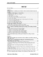 Một số giải pháp nâng cao hiệu quả vốn lưu động tại Tổng công ty chè Việt Nam