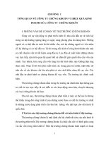 Tổng quan vè công ty chứng khoán và hiệu quả kinh doạnh của công ty chứng khoán