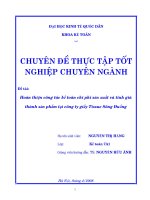 17 Kế toán tập hợp chi phí sán xuất và tính giá thành sản phẩm tại Công ty Giấy Tissue Sông Đuống