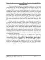 một số giải pháp nâng cao chất lượng cho vay tại Ngân hàng TMCP Teccombank chi nhánh Đông Đô