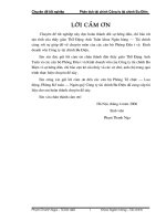 Phân tích tài chính Công ty tài chính Bưu Điện