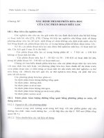 xác định thành phần hóa học của các phân đoạn siêu lọc