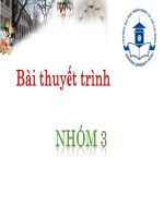 Bài thuyết trình