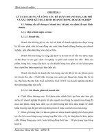 công tác kế toán doanh thu, chi phí và xác định kinh doanh trong doanh nghiệp