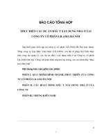 Dự án đầu tư xây dựng nhà ở tại công ty cổ phần Lilama hà nội