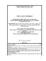 Xử lí tình huống sử dụng văn bằng, chứng chỉ không hợp pháp tại trường mầm non xã Q, huyện bắc hà, Lạng sơn