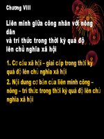 Liên minh giữa công nhân với nông dân