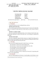 Chương trình giáo dục đại học- HV Bưu Chính Viễn Thông