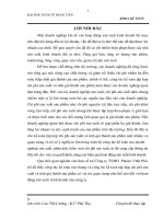 127 Hoàn thiện kế toán tập hợp chi phí sản xuất và tính giá thành sản phẩm tại Công ty TNHH Plastic Vĩnh Phú