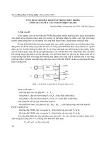 ứng dụng bộ biến đổi pwm trong điều khiển, công suất giữa các nguồn điện cục bộ