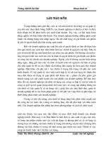 40 Hoàn thiện công tác Kế toán nguyên vật liệu tại Nhà máy ô tô Hòa Bình