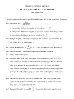 Tuyen tap mot so de thi toan tren may tinh casio