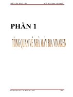tổng quan về nhà máy bia Vinaken