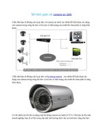 Mô hình giám sát camera an ninh