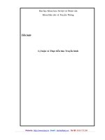 Lý luận và Thực tiễn báo Truyền hình