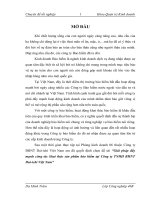 Giải pháp đẩy mạnh công tác khai thác sản phẩm bảo hiểm tại Công ty TNHH BHNT Dai-ichi Việt Nam