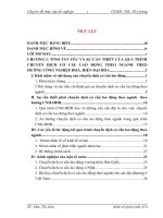 chuyển dịch cơ cấu lao động của tỉnh giai đoạn 2010- 2015