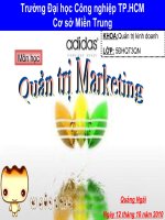 Phân tích thị trường