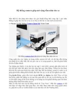 He thong camera giup mo rong tam nhin cho xe