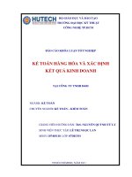 Kế toán hàng hóa và xác định kết quả kinh doanh công ty TNHH B&H