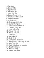 tính từ miêu tả ng