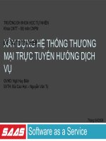 Xây dựng hệ thống thương mại trực tuyến hướng dịch vụ