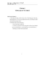 Bài giảng Thuế Chương 1