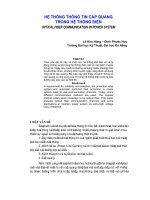 Hệ thống thông tin cáp quang trong hệ thống điện