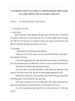 CÁC PHƯƠNG THỨC XUẤT KHẨU VÀ NHỮNG PHƯƠNG THỨC ĐƯỢC LỰA CHỌN TRONG VIỆC XUẤT KHẨU THỦY SẢN