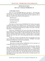 Hướng Dẫn Sử Dụng Máy Vật Lý Trị Liệu Wonder MF 5-08