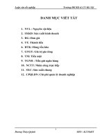 Hoàn thiện kế toán nguyên vật liệu tại Công ty TNHH Sản xuất & Thương mại Tân Bắc Đô