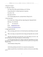 Kết quả hoạt động sản xuất kinh doanh của VEC những năm gần đây