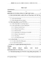 Tình hình hoạt động sản xuất kinh doanh của tổng công ty chè Việt Nam