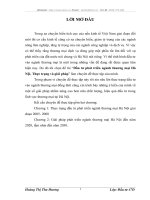 Đầu tư phát triển ngành thương mại Hà Nội. Thực trạng và giải pháp