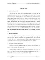 Giải pháp Marketing nhằm thúc đẩy hoạt động kinh doanh tại công ty TNHH TM Quốc Tế Việt Mỹ Hàn