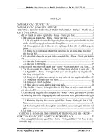 Một số giải pháp phát triển ngành Bia – Rượu – Nước giải khát ở Việt Nam đến năm 2015