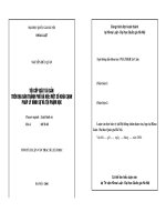 Bìa tóm tắt luận văn thạc sỹ luật học