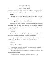 kiểm tra giữa kỳ môn Tài chính quốc tế